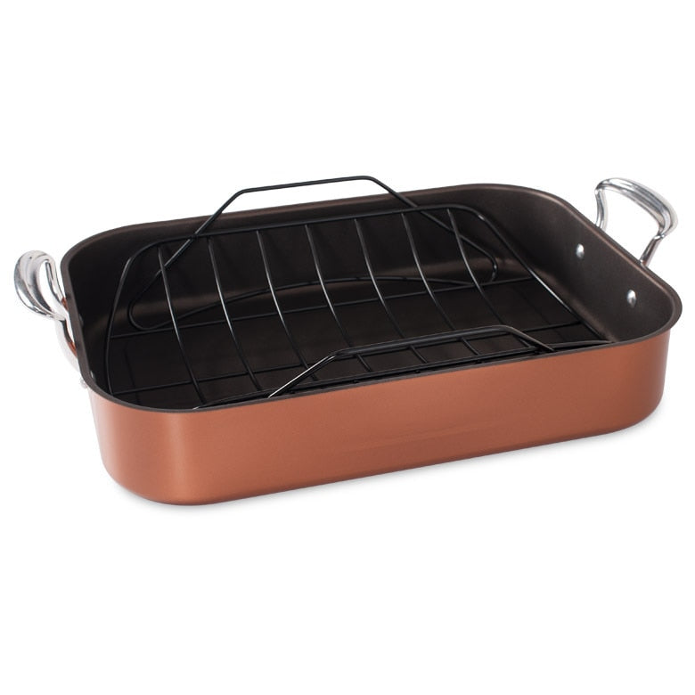 ROASTER EXTRA LARGE W/ RACK 18X13.8 NW 41733