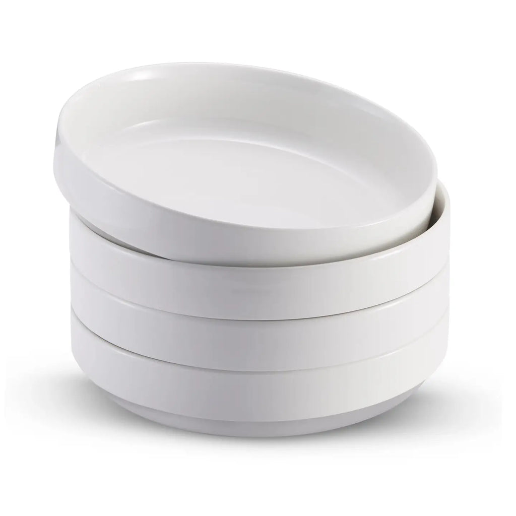 Pasta Bowls, 47 oz Ceramic whi 4pc KOOK KM4SP47W