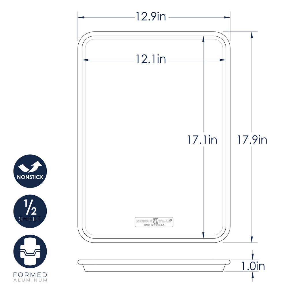 Half Sheet Pan, Brilliant NW 13220