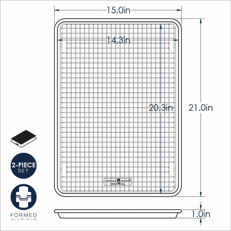 Big Sheet w/oven safe grid NW 44612