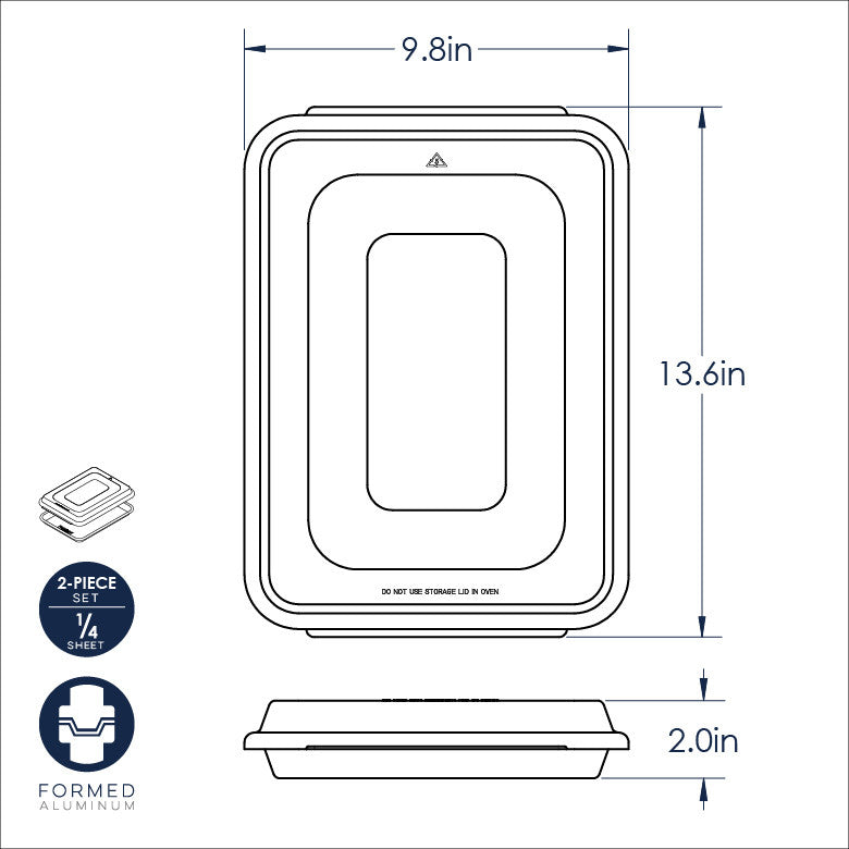 Quarter Sheet w/lid NW 45303