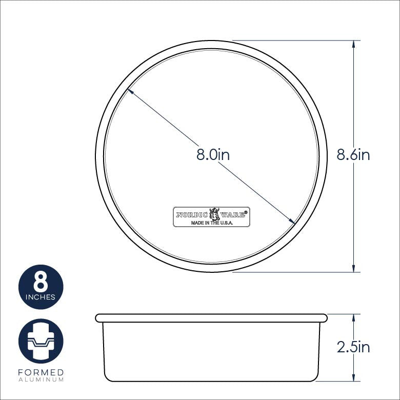 Cake Pan, 8” Layer NW 46800