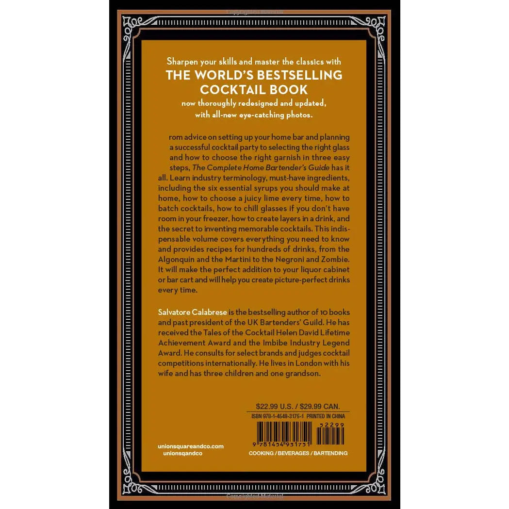 Cookbook - Complete Home Bartender... HACH 1751