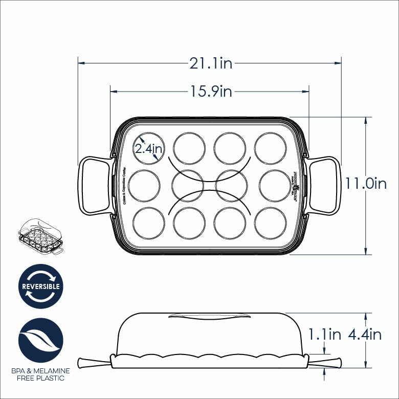 Cake & Cupcake Carrier (Rev.) NW 50060