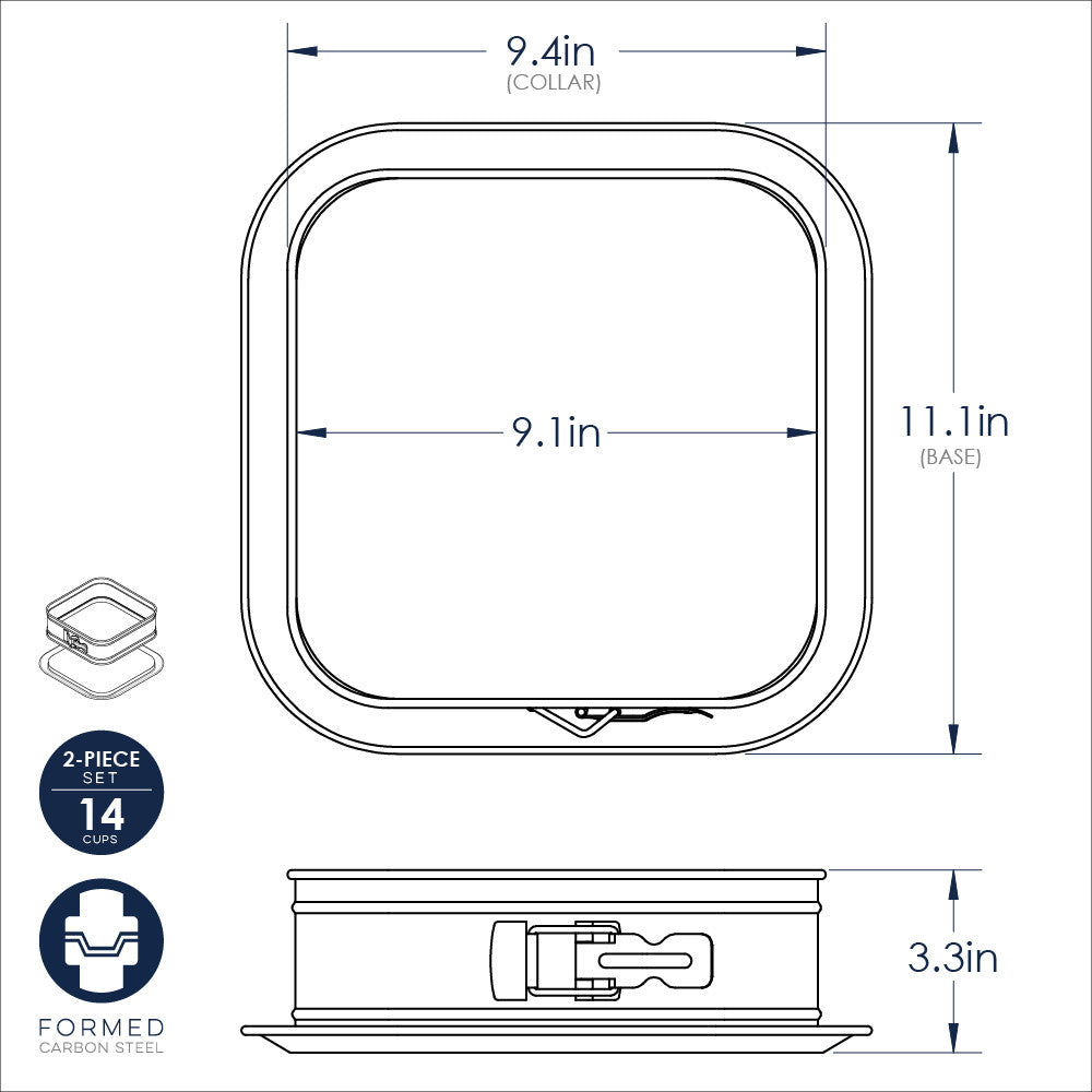 Square Springform Pan NW 51005