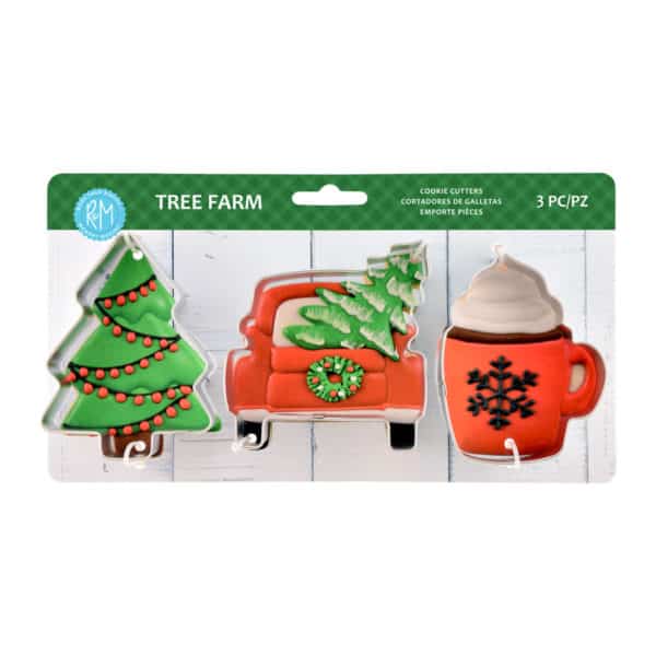 TREE FARM 3PC COOKIE CUTTER SET R&M 5148