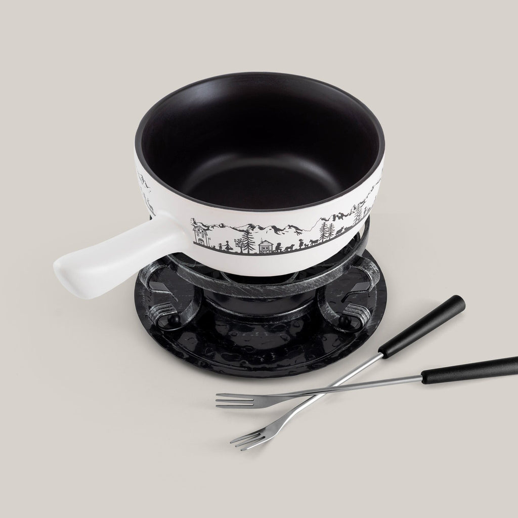 Fondue Set Ceramic Heidi 9pc DKB F66885