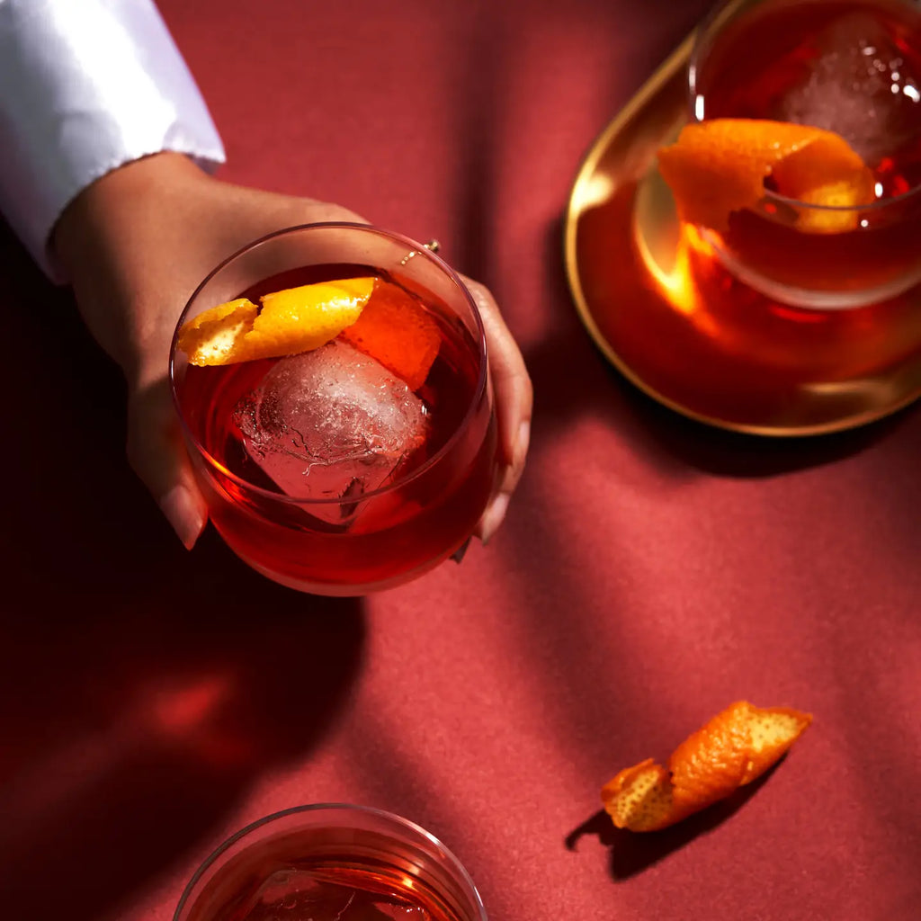 Lowball Negroni Glasses Raye 2pc crys VISKI 9839