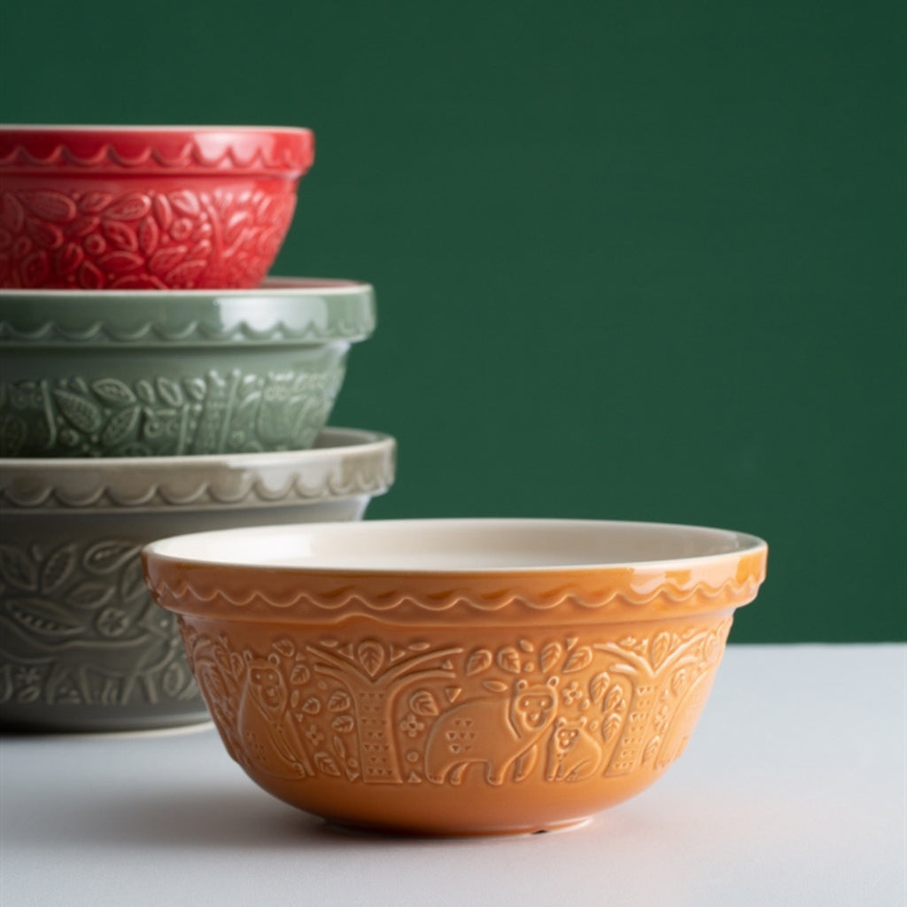 Mixing Bowl Bear, Ochre S24 9.75" Mcash RW 2002.148U