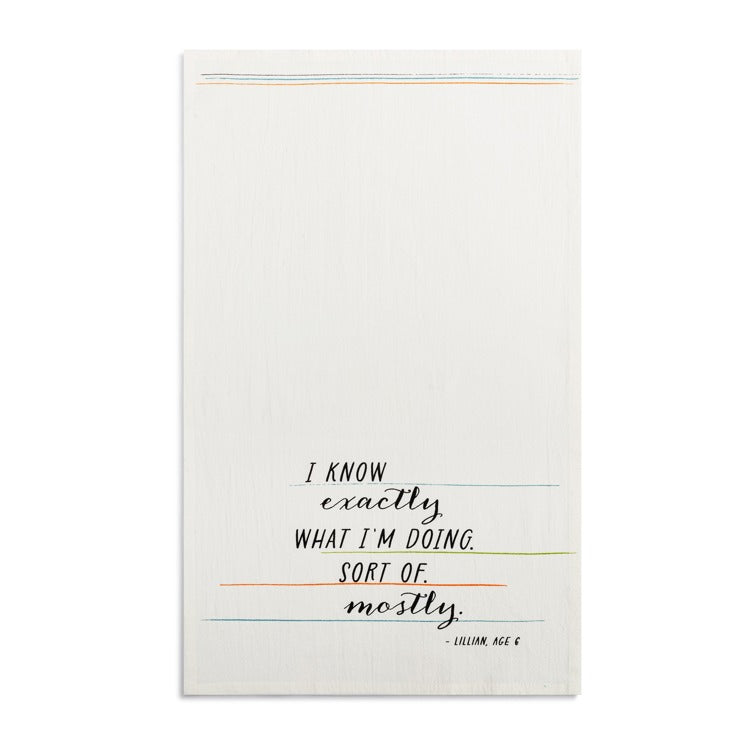 Towel, Flour Sack I Know What I'm Doing DEMD 1004950039