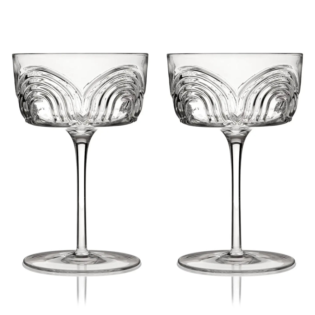 Coupe glasses 2 pc Beau crys VISKI 11385