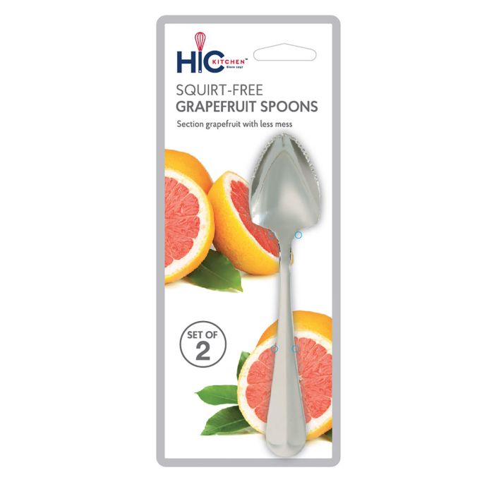 Spoon Grapefruit Serrated Edge 2pc HIC 6447PC