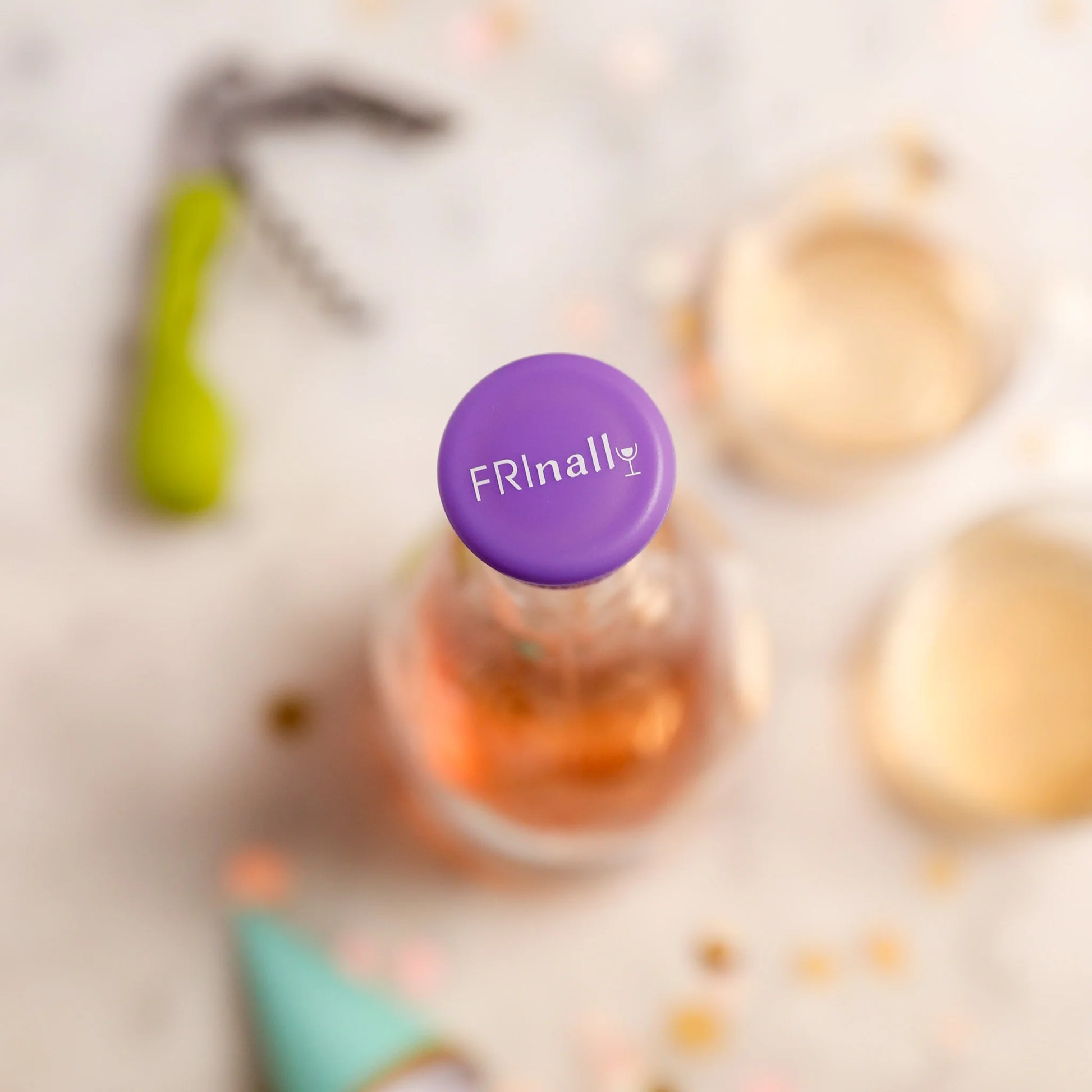 Wine cap "FRInally" CAPA periwinkle