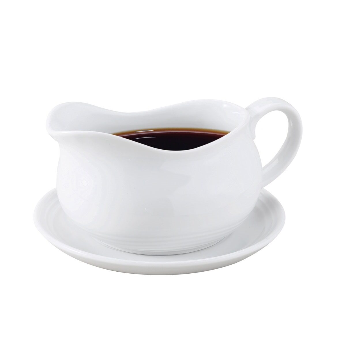 Gravy Boat w/Saucer 24oz HIC NT750