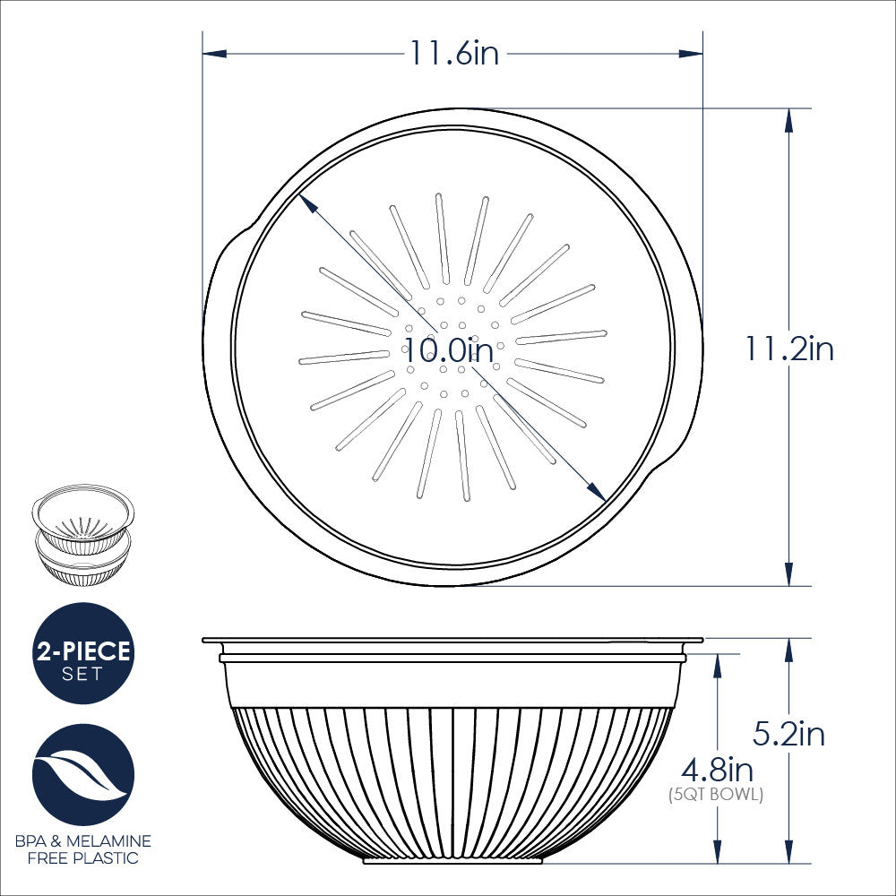 Colander & Bowl Set NW 69710