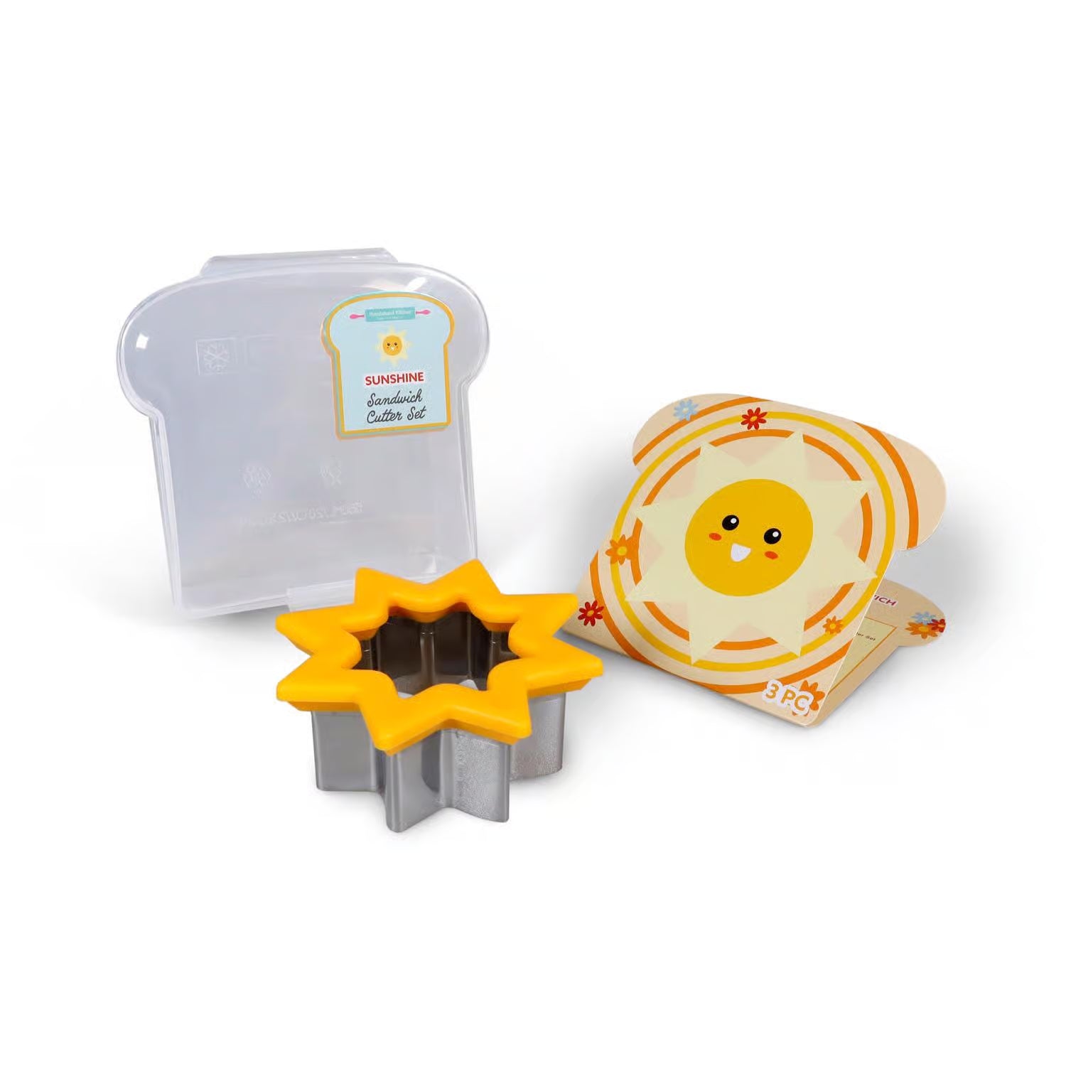 Sandwich Cutter, Sunny Days indiv HNDSTD BKS-SPRSWCRSPLT
