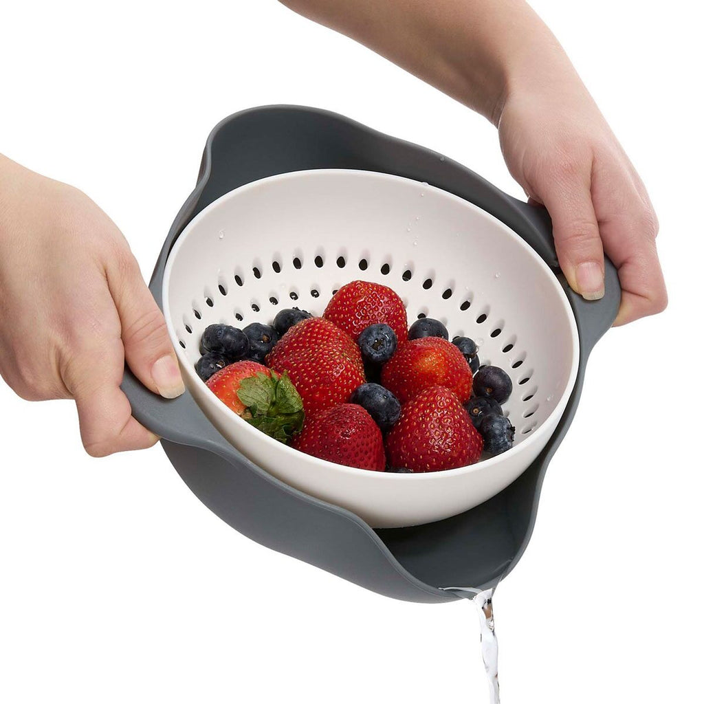 Rinse and Drain Colander Bowl HIC 43936