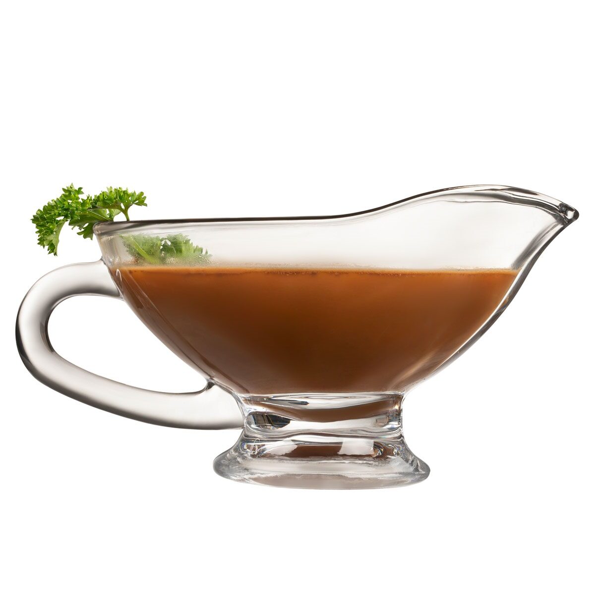 GRAVY BOAT GLASS 9 OZ HIC 43942