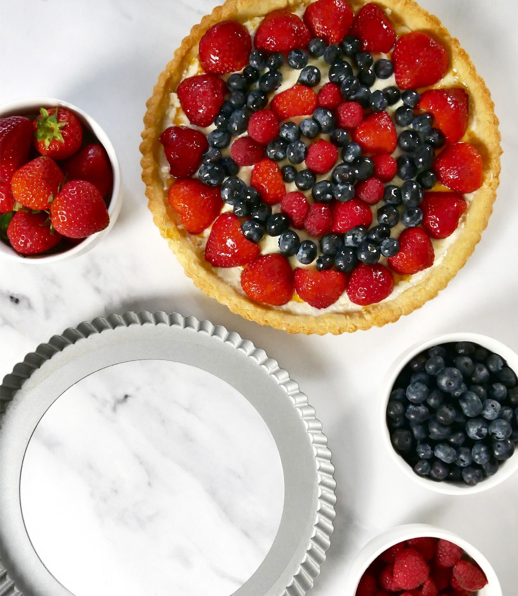 Tart Pan 10" alum USA 1089TT-6