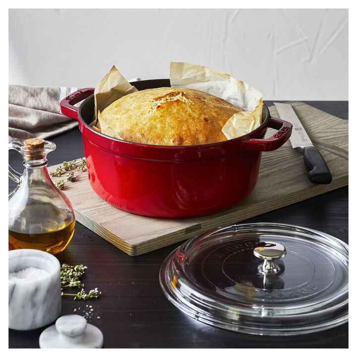 Cast Iron 4qt Dutch Oven Cherry STAUB 1033364