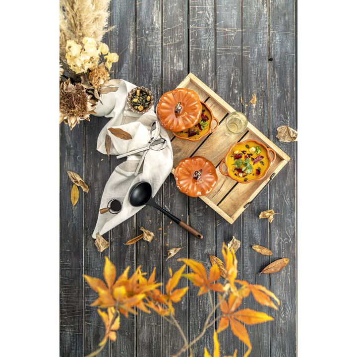 Baking Dish Pumpkin Stoneware 24oz Burnt Oran STAUB 1004818