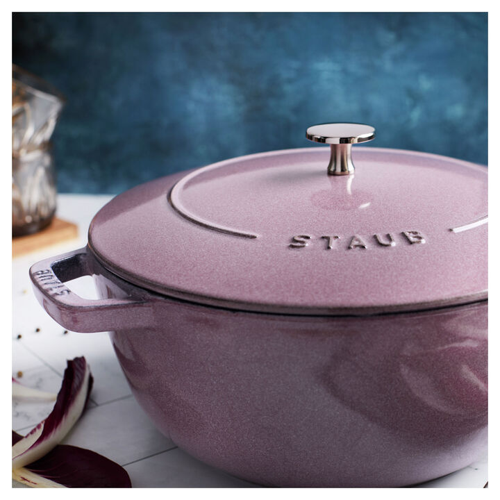 Cast Iron Dutch Oven 5qt French Oven Lilac STAUB 1032334