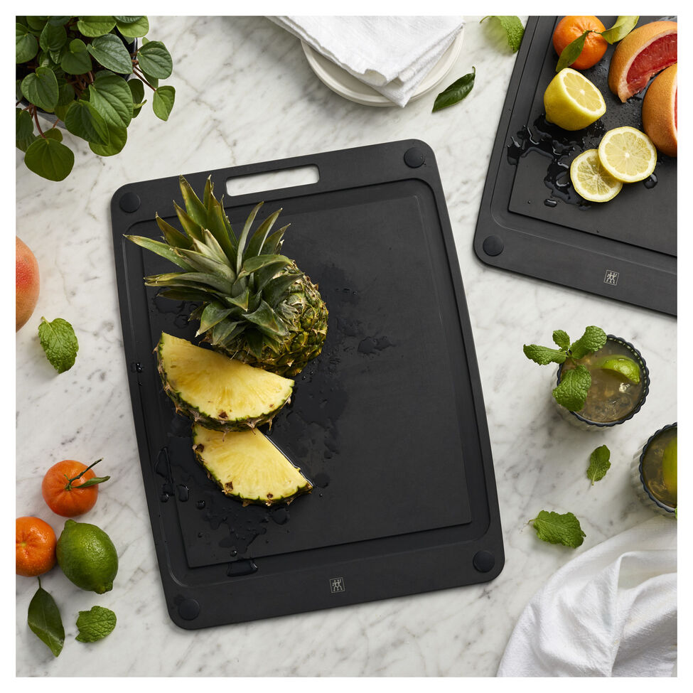 Cutting Board 17x13 PF slate w/grooves & feet ZWIL 1031155