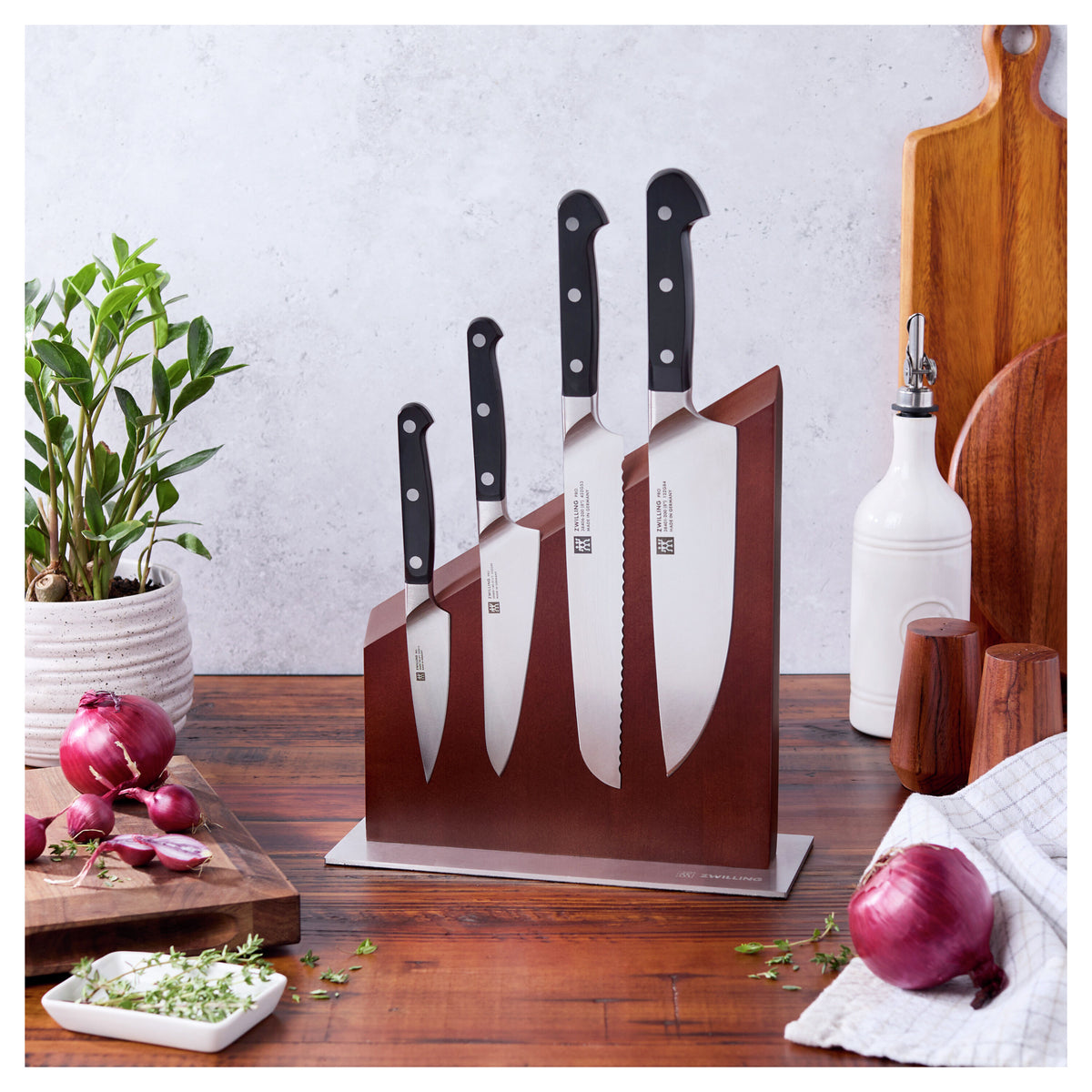 Knife Block Set magnetic Pro 5pc ZWIL 1034919