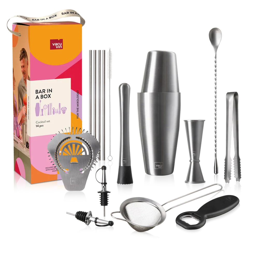 Cocktail Set Bar in a Box Mixologist (14 pieces) VACU 7889364