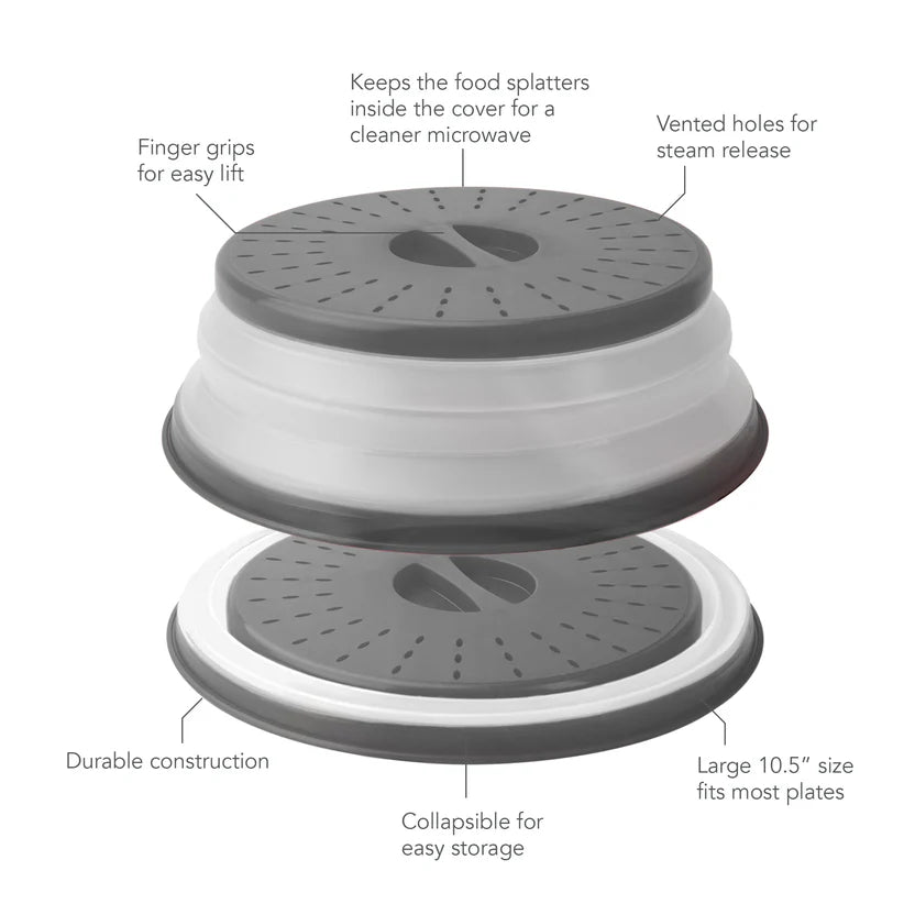 Microwave Food Cover, Collapsible Lg char TOVO 47005-200
