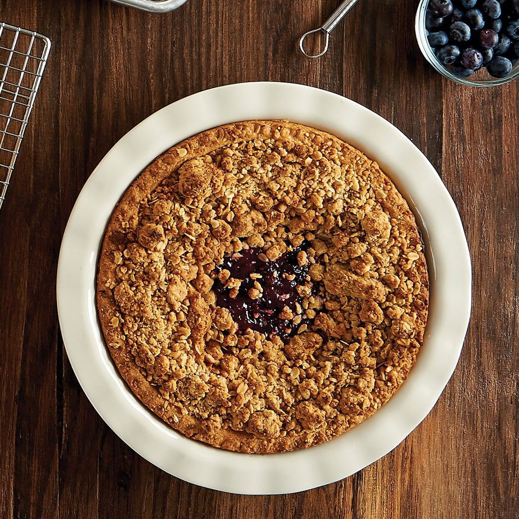 Pie Plate 9.5" ceramic Mrs A HIC 98063