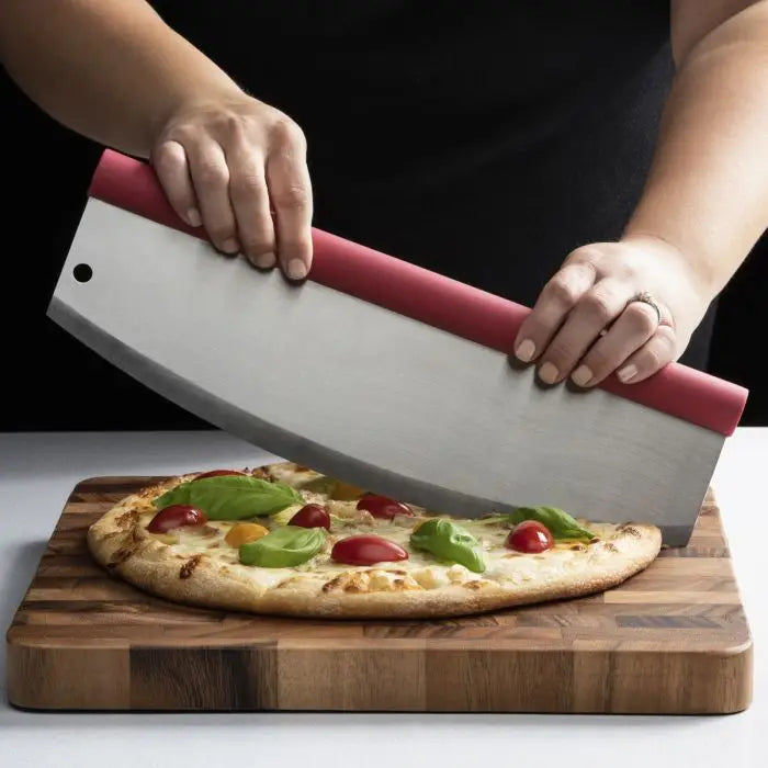 Pizza Cutter w/Blade Guard Luca's Rocking Fantes HIC 22159