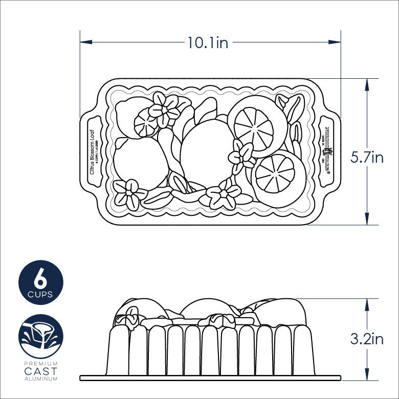 Loaf Pan, Citrus Blossom NW 90248
