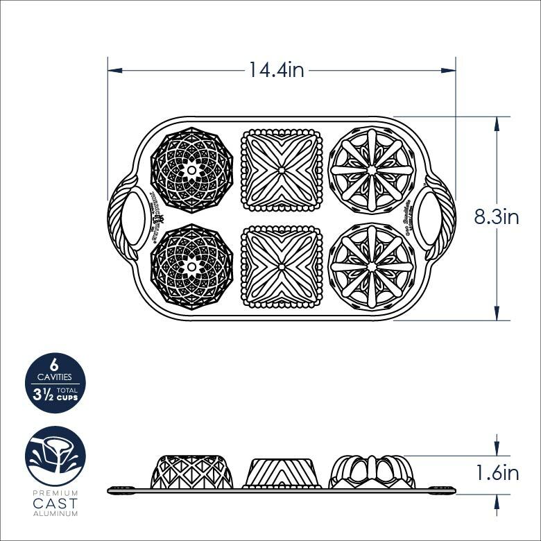 Bundtlette®  Pan, Geo NW 91277