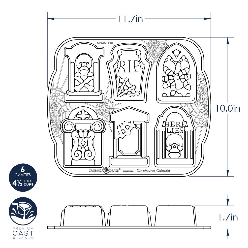 Cakelet Pan, Tombstone NW 91848