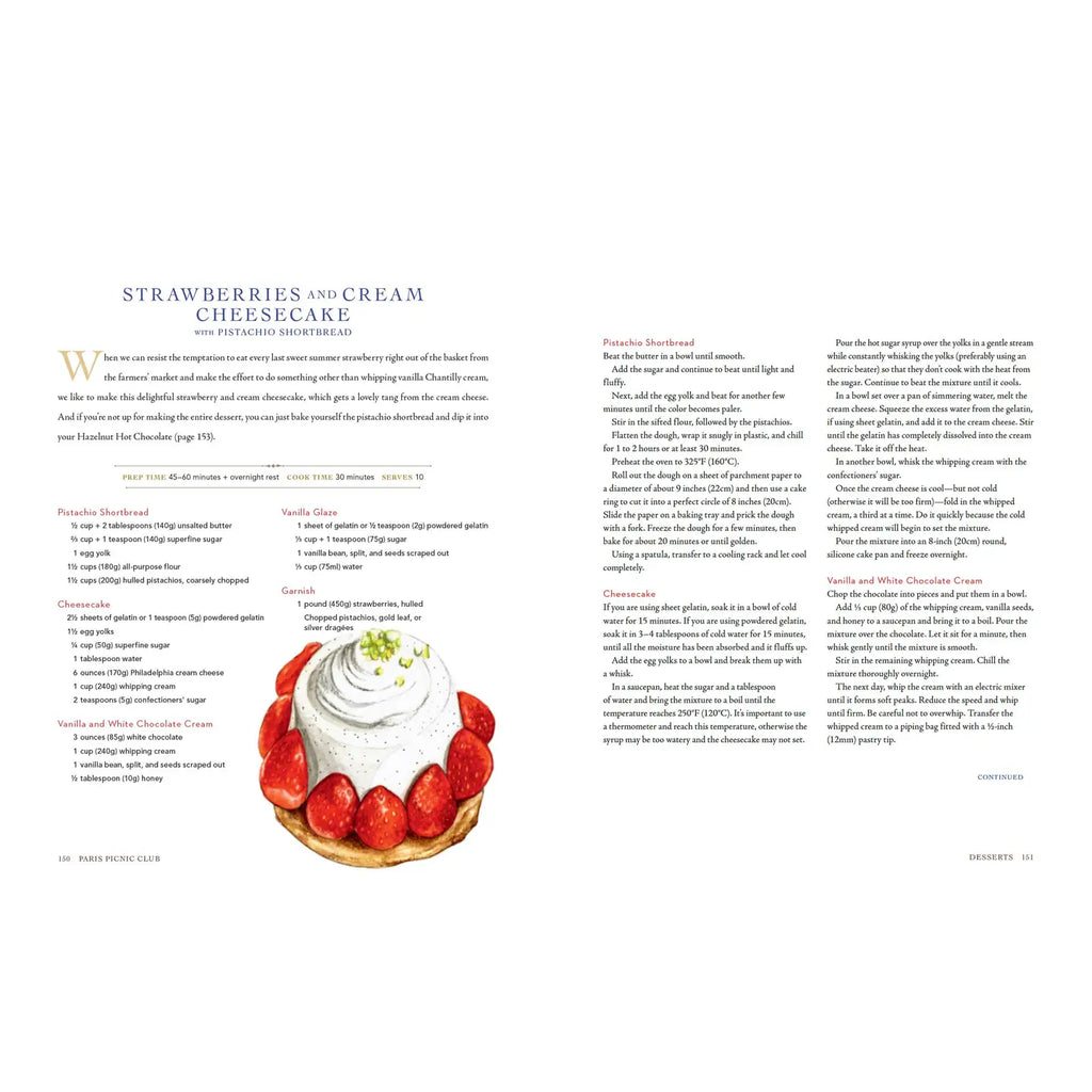 Cookbook Paris Picnic Club: More Than 100 Recipes To Savor and Share HABK