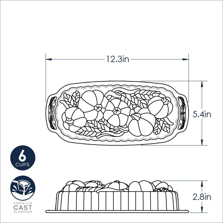 Loaf Pan, Wheat & Pumpkin NW 93448
