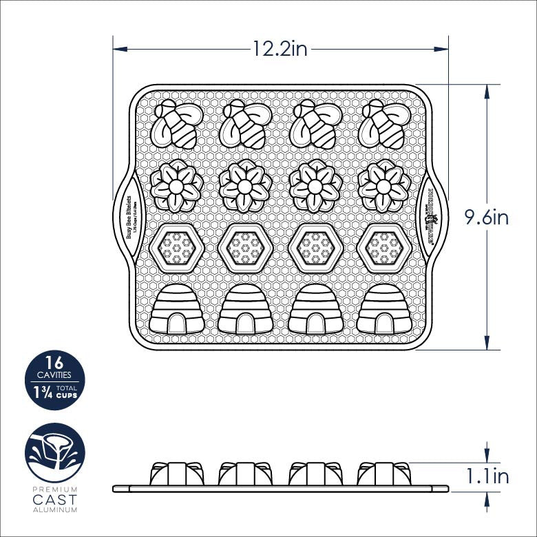 Cake Pan, Busy Bee Bitelets NW 94777