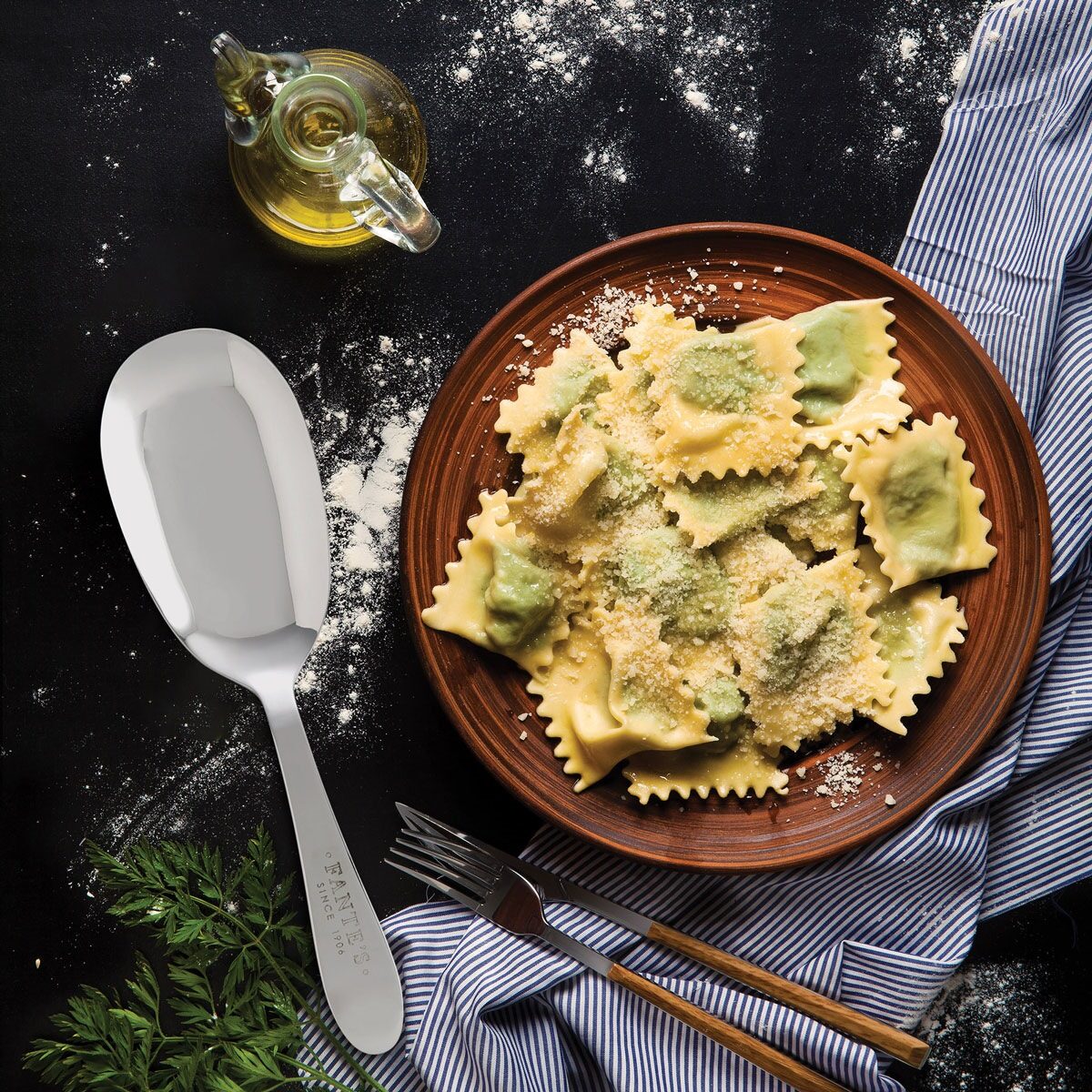 Pasta Serving Spoon  Mamma Mariella's Fantes HIC 22054