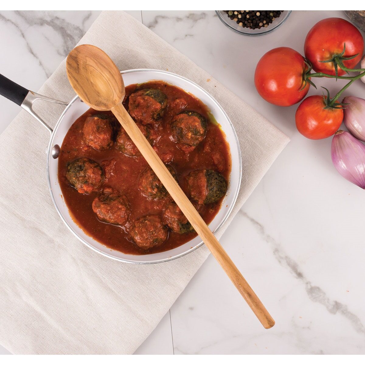 Wood Spoon, Italian Olive 13.75" Edding HIC 50003