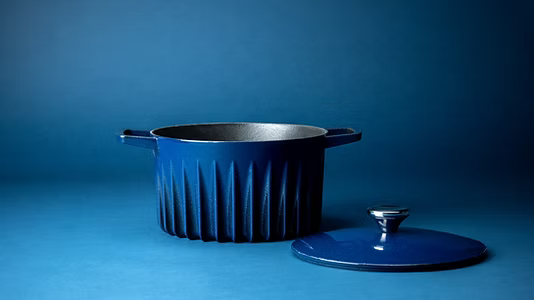 Dutch Oven 5qt ClBlue FireUp FC006