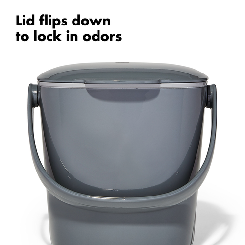 Compost Bin Easy Clean char .75gal OXO 13295900