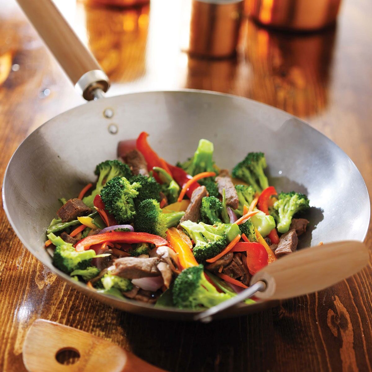 Stir Fry Pan Carbon Steel 14" Helen's Asian Kitchen HIC 97004