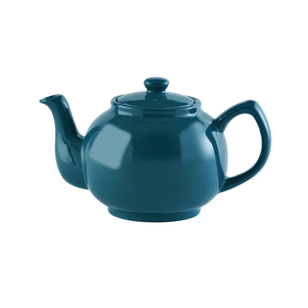 Teapot 6c teal stoneware P&K RW 0056.743U