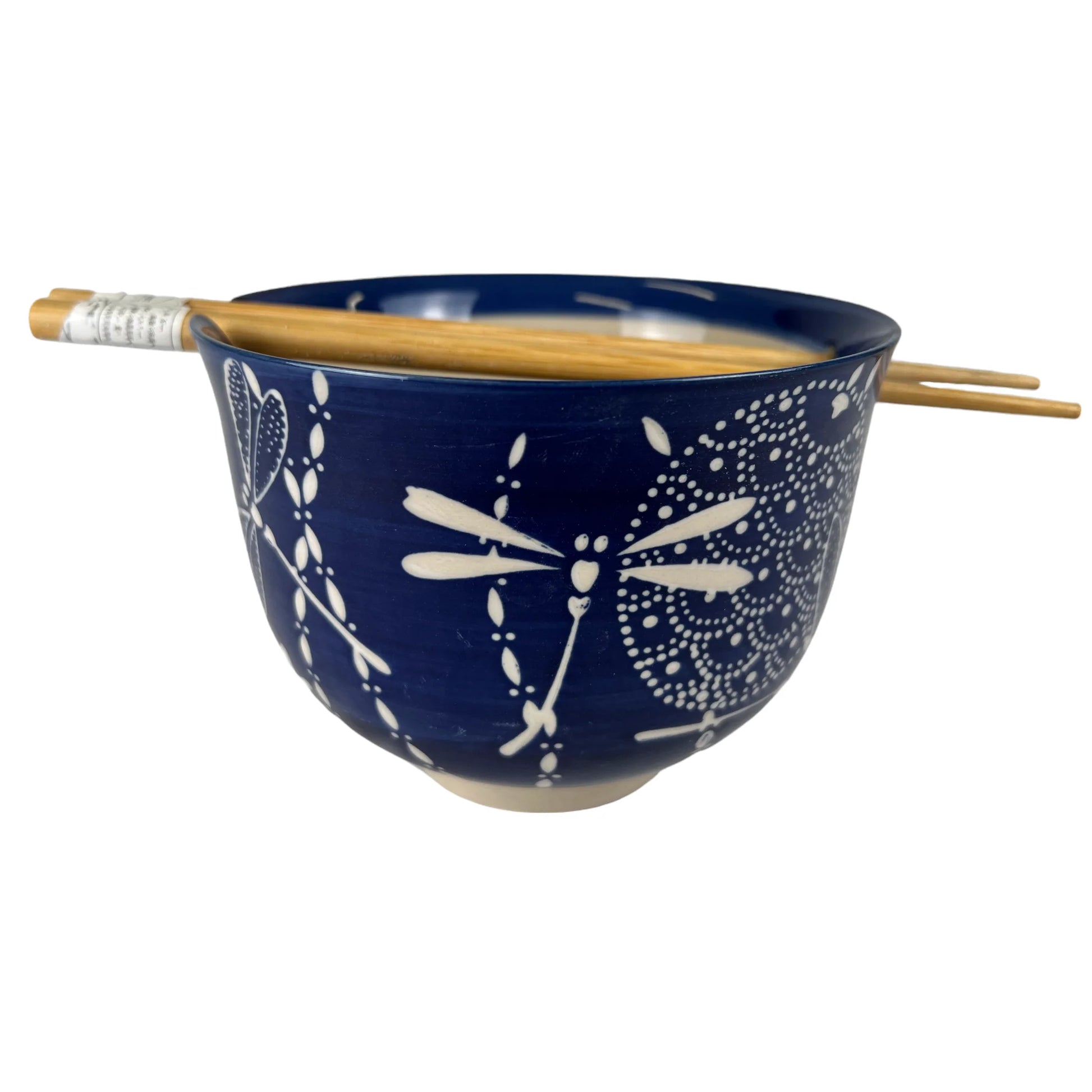 Noodle Bowl w/Chopsticks 18oz Dragonfly UBTK BCH525-402