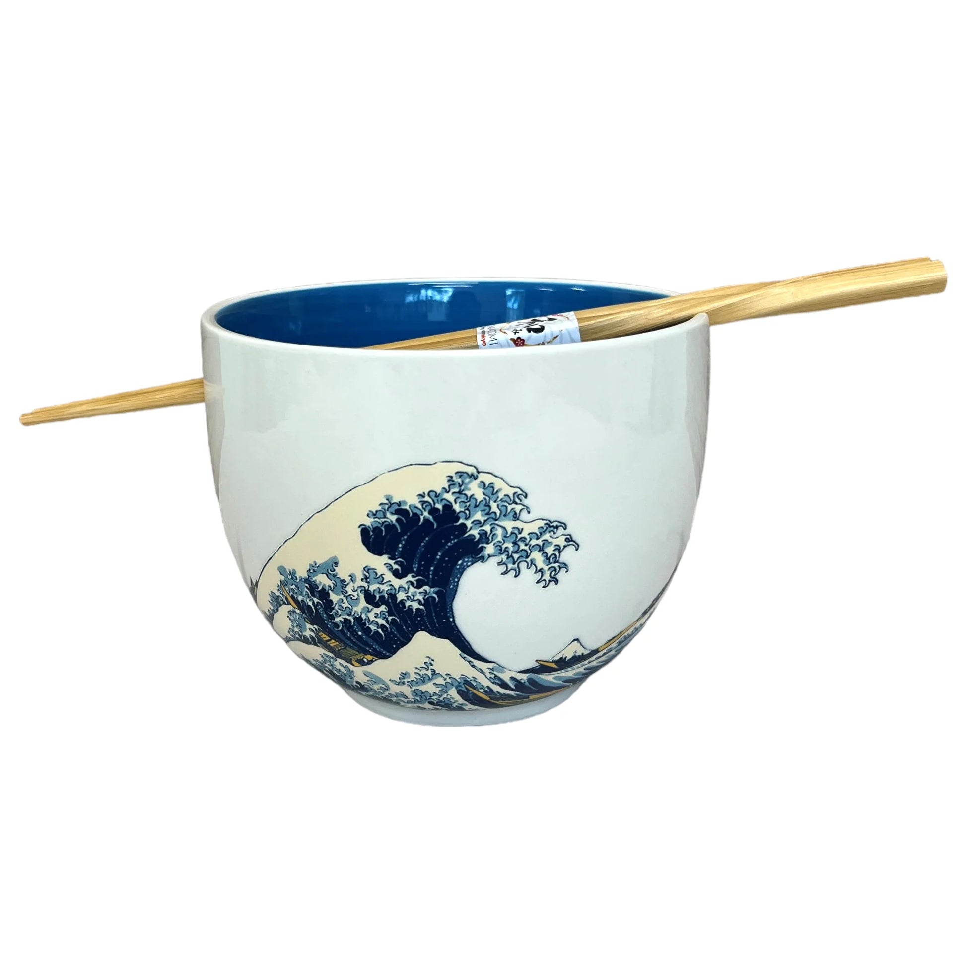 Noodle Bowl w/ Chopsticks 20oz Kanagawa Wave UBTK BCH525-WAV