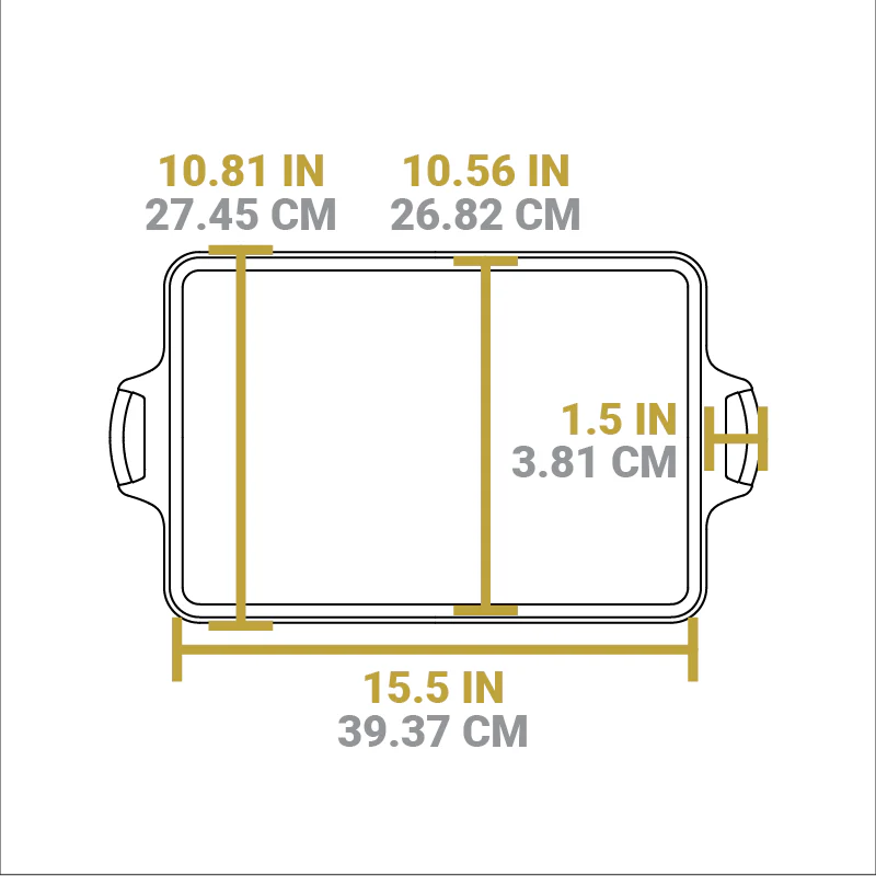 Cast Iron Baking Pan 15 x 10" LODGE BW15BP