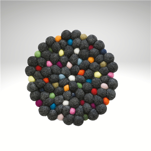 Trivet Round Nero 8" FRLNG C469974