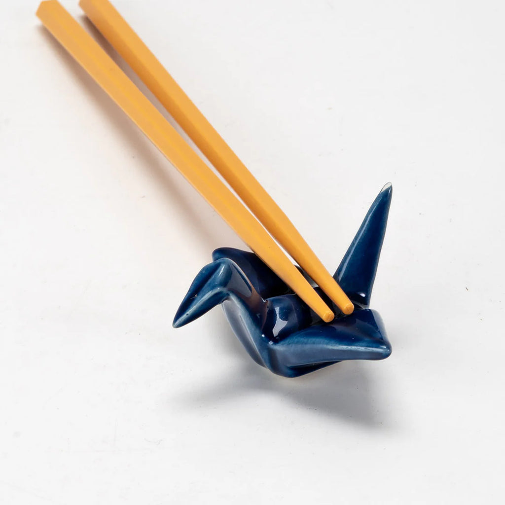 Chopstick Rest Origami Crane nvy UBTK CHR100-NV