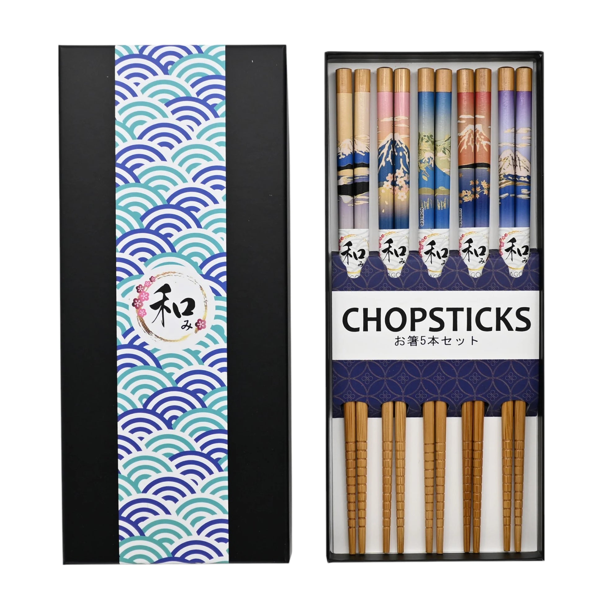 Chopsticks 5 pair MountainsUBTK CHS238B